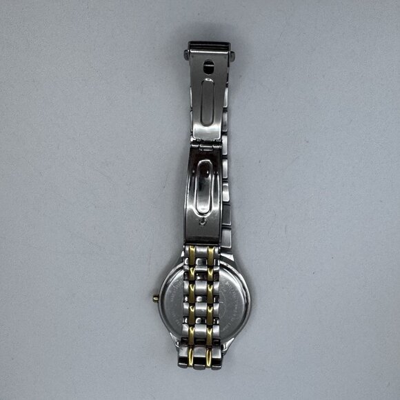 Citizen Eco-drive E011 Stainless Steel Crystal Bezel Ladies Watch Qye6 - Picture 6 of 8